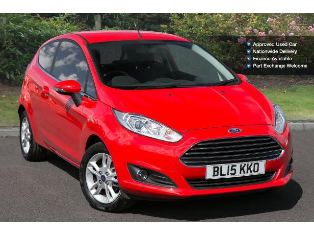 15 Ford Fiesta 1.25 82 Zetec 3Dr Petrol Hatchback BL15KKO