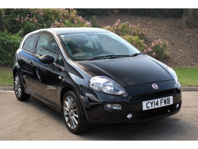 14 Fiat Punto 1.4 Jet Black Ii 3Dr Petrol Hatchback CY14FWB