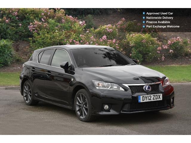 12 Lexus Ct 200H 1.8 F-Sport 5Dr Cvt Auto Hybrid Hatchback DY12ZDX