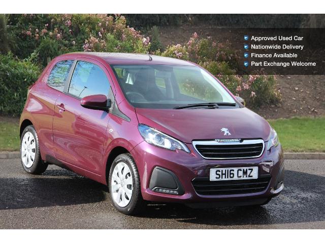16 Peugeot 108 1.0 Active 3Dr Petrol Hatchback SH16CMZ