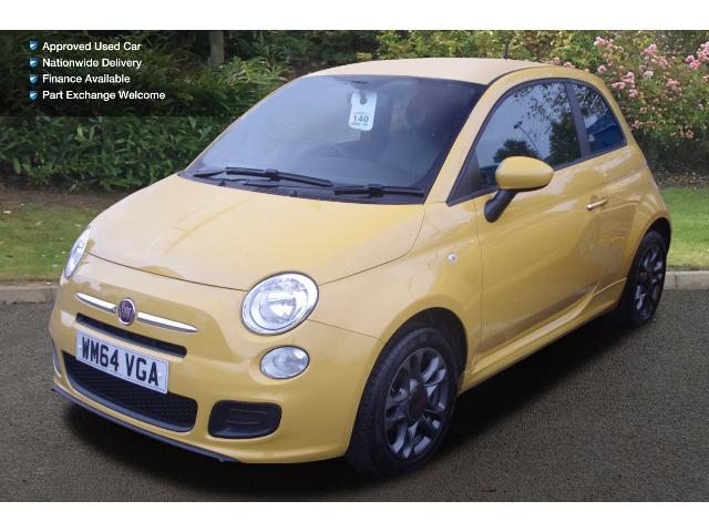 64 Fiat 500 1.2 S 3Dr Petrol Hatchback WM64VGA